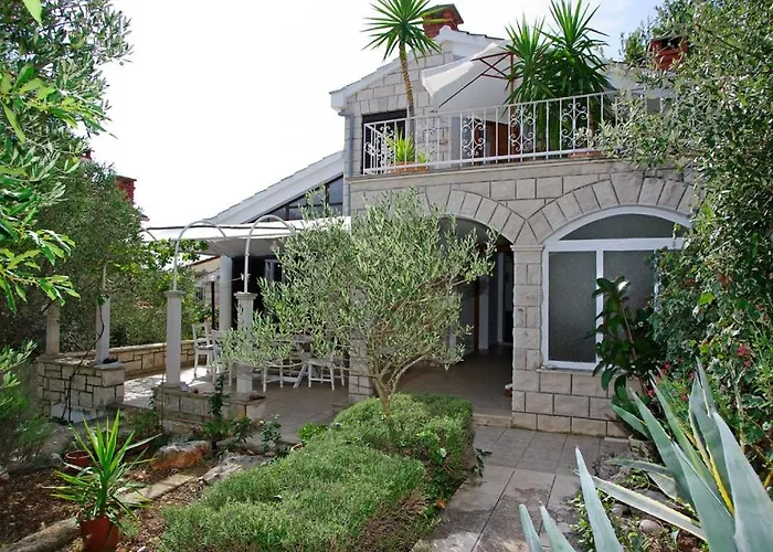 Semesterbostad House In Tri Porte With Sea View, Terrace, Air Conditioning, Wifi 166-1