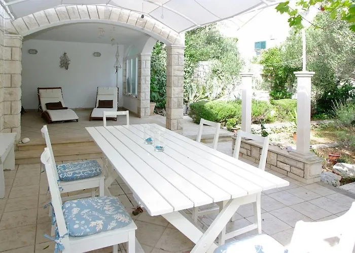 House In Tri Porte With Sea View, Terrace, Air Conditioning, Wifi 166-1