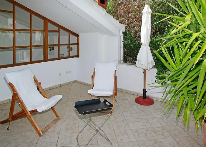 Semesterbostad House In Tri Porte With Sea View, Terrace, Air Conditioning, Wifi 166-1