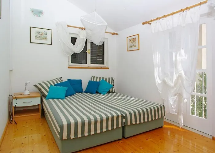House In Tri Porte With Sea View, Terrace, Air Conditioning, Wifi 166-1 Semesterbostad