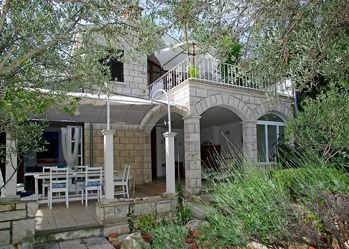 House In Tri Porte With Sea View, Terrace, Air Conditioning, Wifi 166-1 Semesterbostad