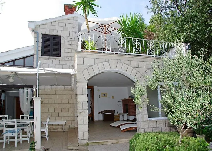 Semesterbostad House In Tri Porte With Sea View, Terrace, Air Conditioning, Wifi 166-1 *