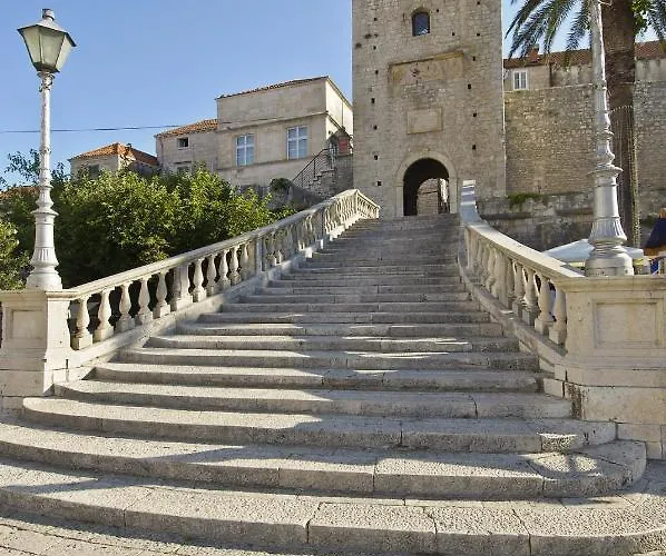 Semesterbostad House In Tri Porte With Sea View, Terrace, Air Conditioning, Wifi 166-1 Potirna